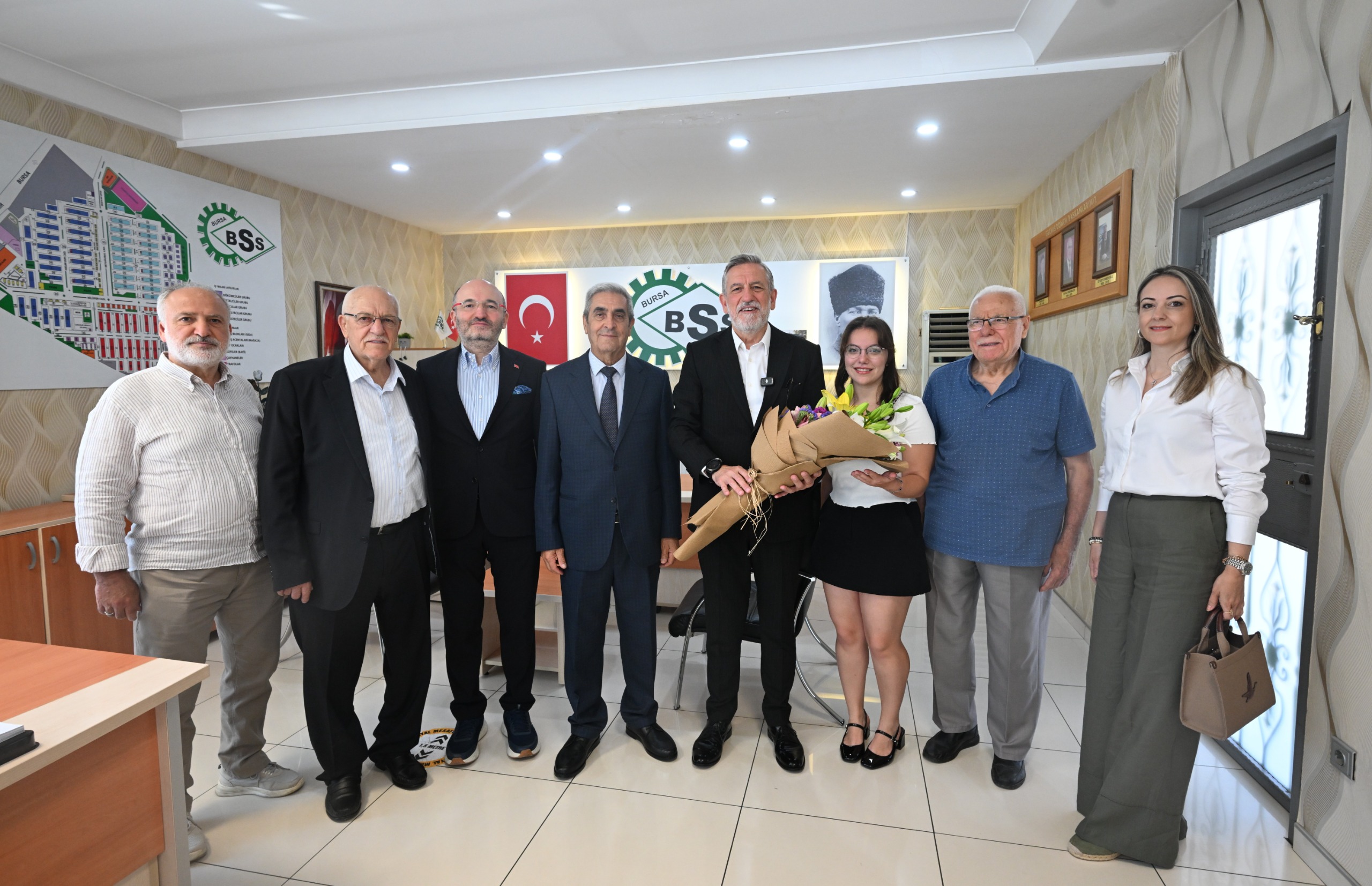 BTSO Başkanı Sn.İbrahim BURKAY Sanayi Sitemizi ziyaret etti